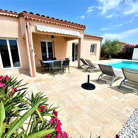 Cesar 6p, 3ch, Piscine Privee, Terrain Prive Clos, Terrain De Petanque فيلة *
